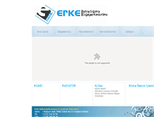 Tablet Screenshot of erkemuhendislik.com